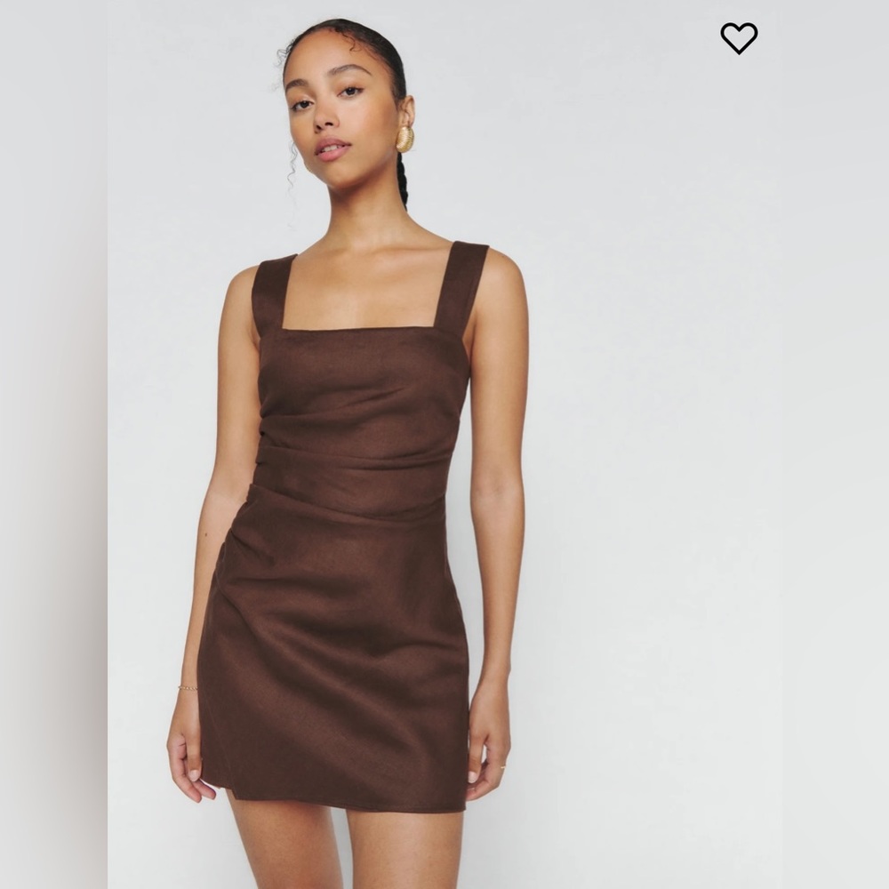 Reformation Kerrigan Dress. Color Cafe, Size 6. NWT